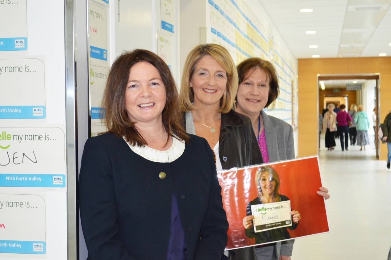 NHS Forth Valley NHS Forth Valley Staff Show Support For Hello My 