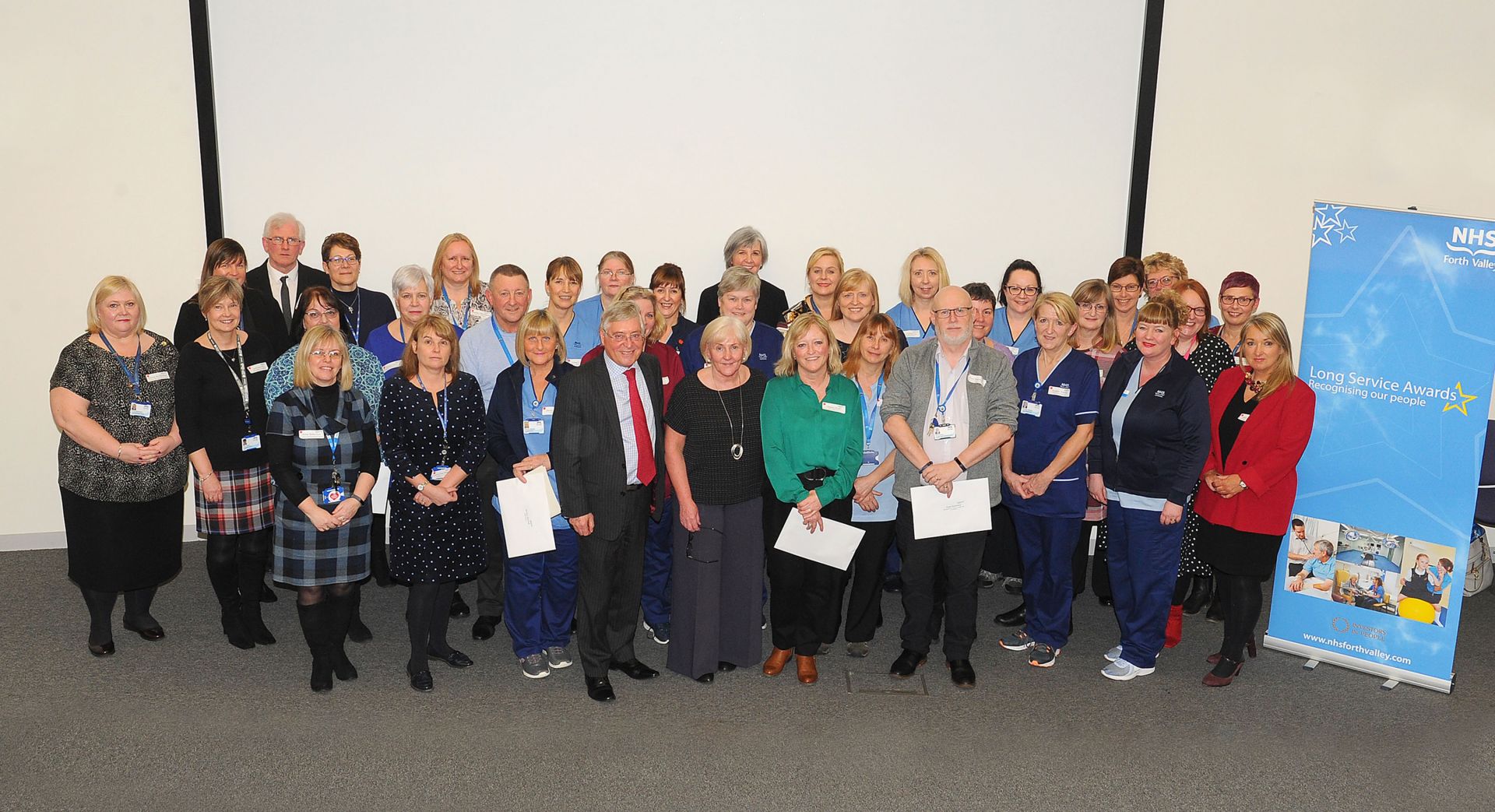 NHS Forth Valley – Staff Celebrate 5,000 Years Of Helping Patients