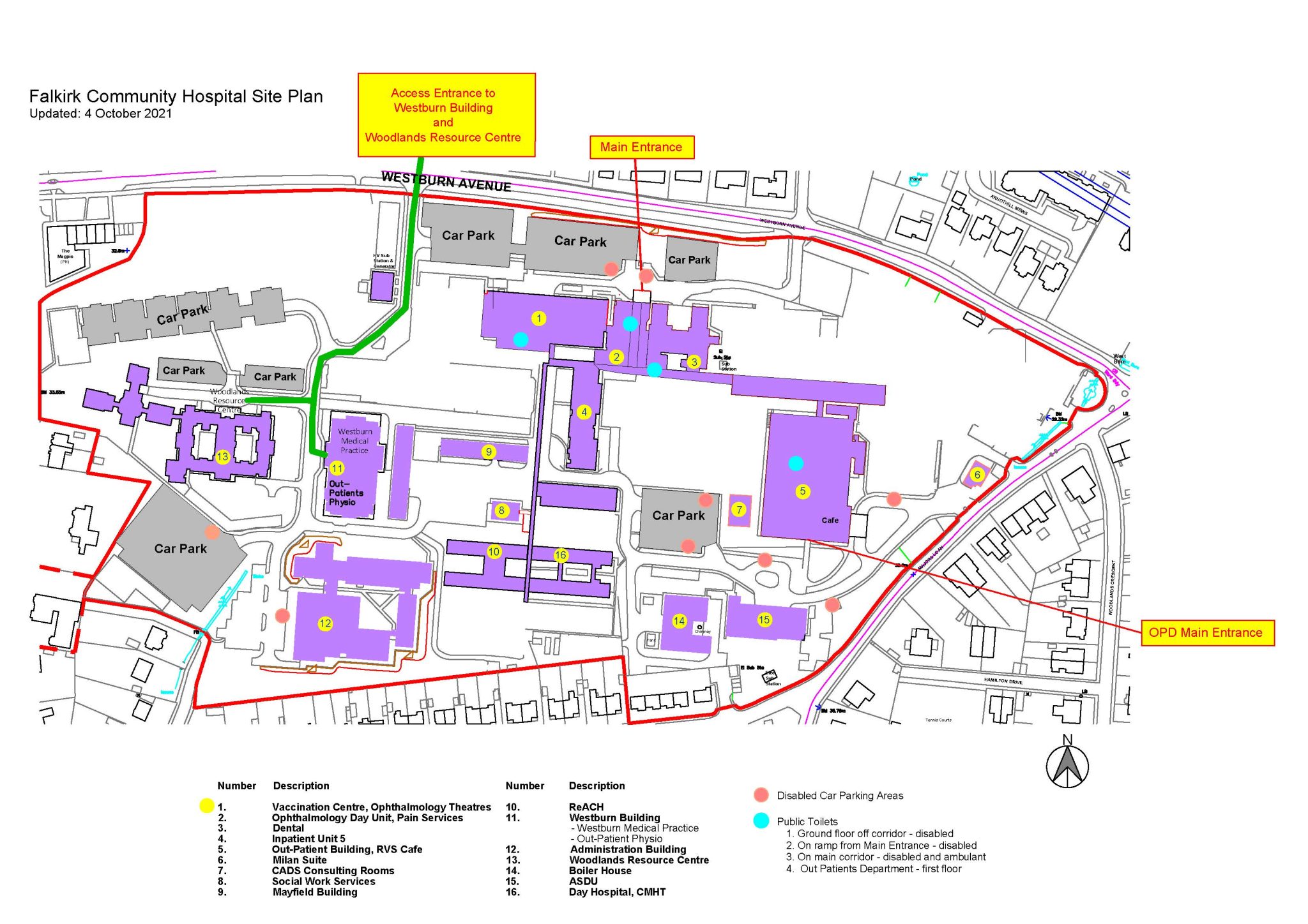 NHS Forth Valley – Getting There