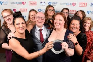 The Trauma Informed Cervical Screening Project Team won the Care for Mental Health Award
