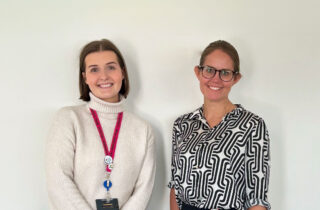 Erin McCann, Research Nurse and Dr Hanna Johnsson, Consultant Rheumatologist.